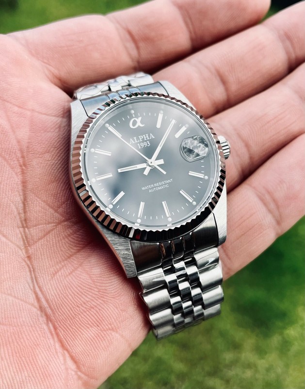 Купить Наручные часы Alpha Datejust mechanical automatic mens watch sapphire crystal, цена 24 464 руб — (123517885276)